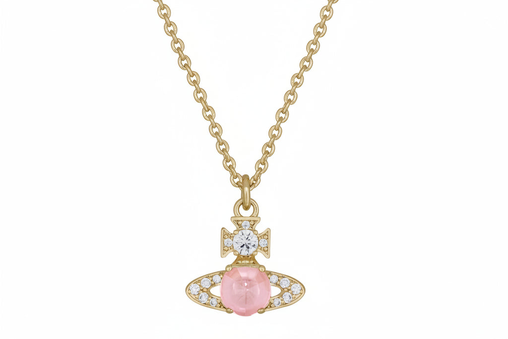 Vivienne Westwood ONDINA PENDANT - OLD / PINK, WHITE