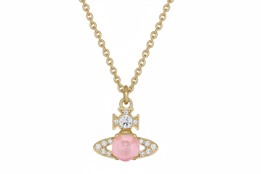 Vivienne Westwood ONDINA PENDANT - OLD / PINK, WHITE