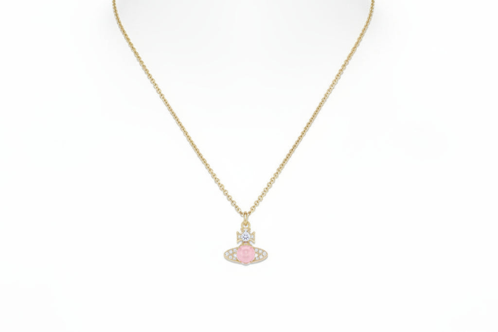 Vivienne Westwood ONDINA PENDANT - OLD / PINK, WHITE