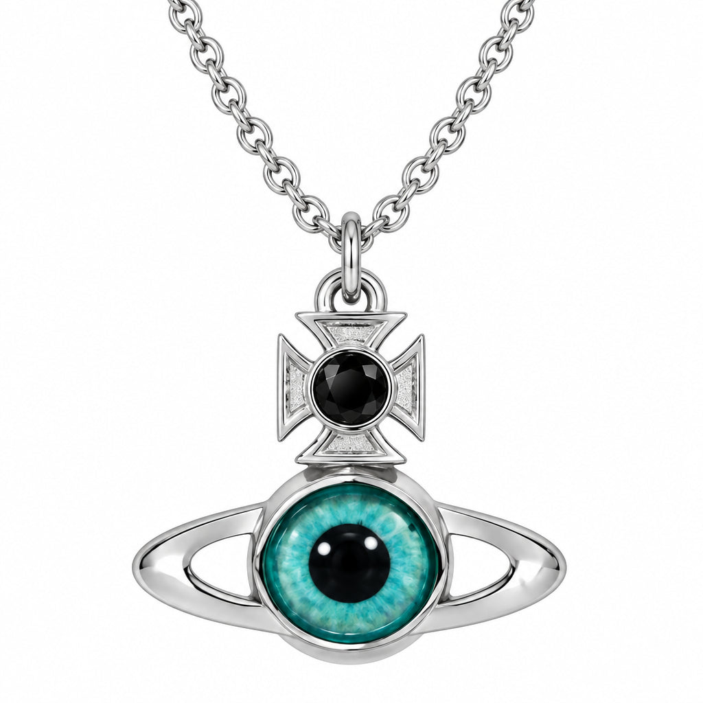 Vivienne Westwood DEANNA PENDANT - PLATINUM / BLUE