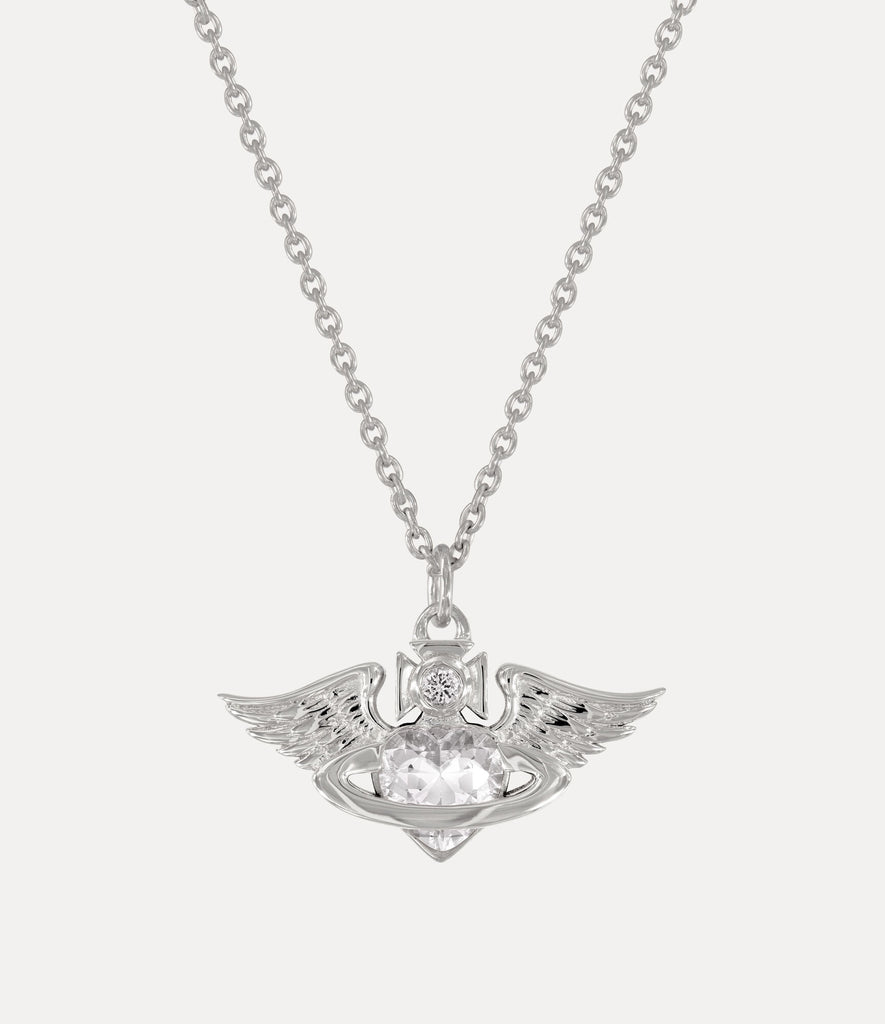 Vivienne Westwood GALENA PENDANT (925) - PLATINUM / WHITE
