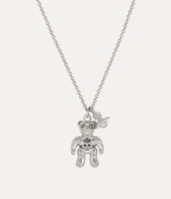 Vivienne Westwood RUBY SMALL PENDANT - PLATINUM / BLACK