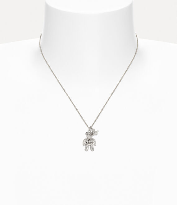Vivienne Westwood RUBY SMALL PENDANT - PLATINUM / BLACK