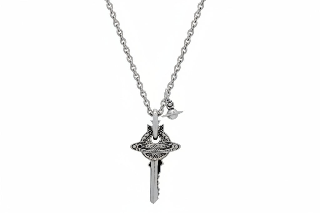 Vivienne Westwood MAN. CURZIO PENDANT (925) - ANTIQUE PLATINUM