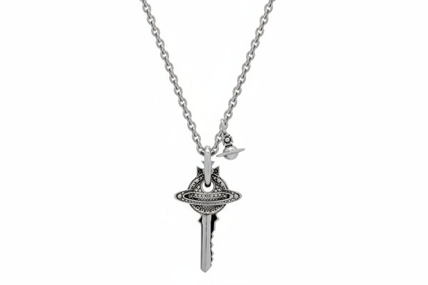 Vivienne Westwood MAN. CURZIO PENDANT (925) - ANTIQUE PLATINUM