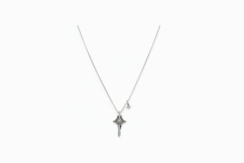 Vivienne Westwood MAN. CURZIO PENDANT (925) - ANTIQUE PLATINUM