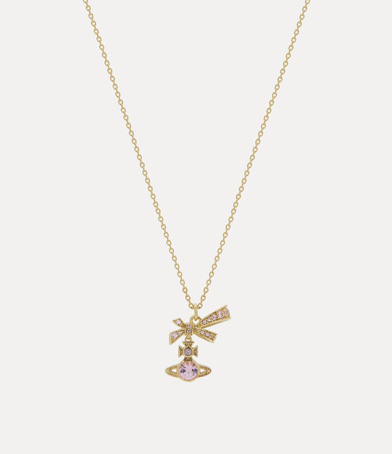 Vivienne Westwood ANGELIQUE PENDANT (925) - GOLD / LAVENDER