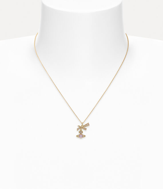 Vivienne Westwood ANGELIQUE PENDANT (925) - GOLD / LAVENDER