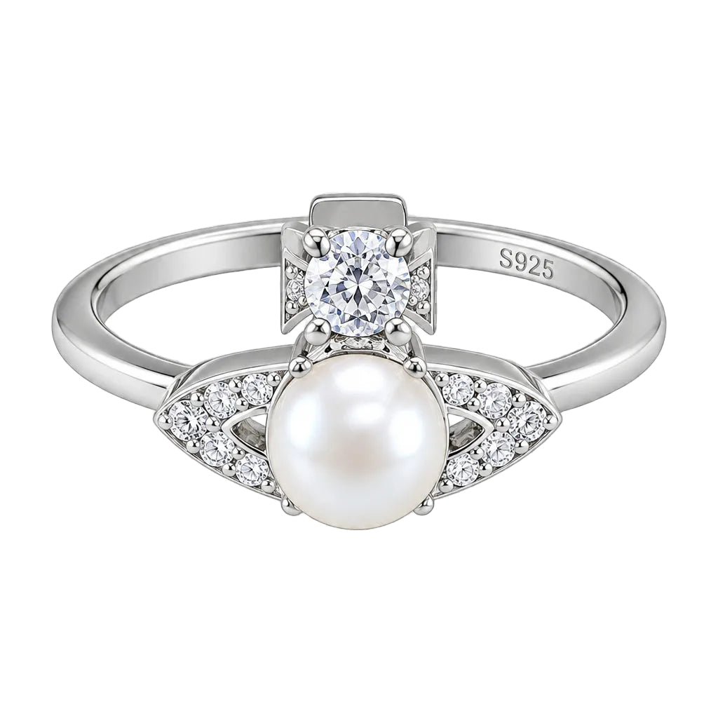 Vivienne Westwood ONDINA RING (925) - PLATINUM