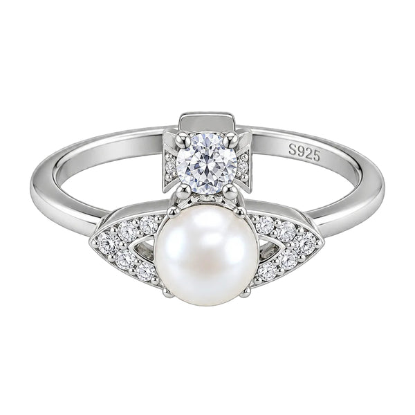 Vivienne Westwood ONDINA RING (925) - PLATINUM