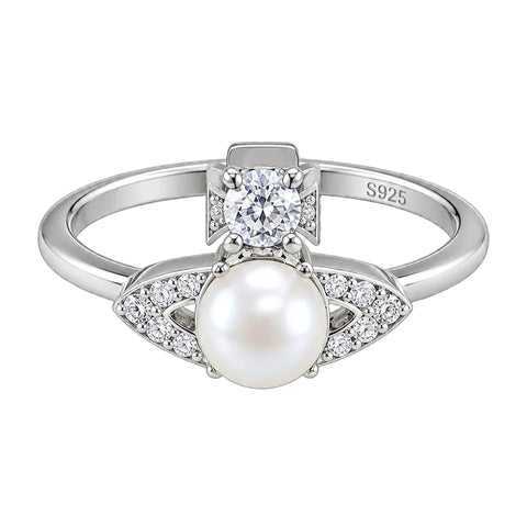Vivienne Westwood ONDINA RING (925) - PLATINUM