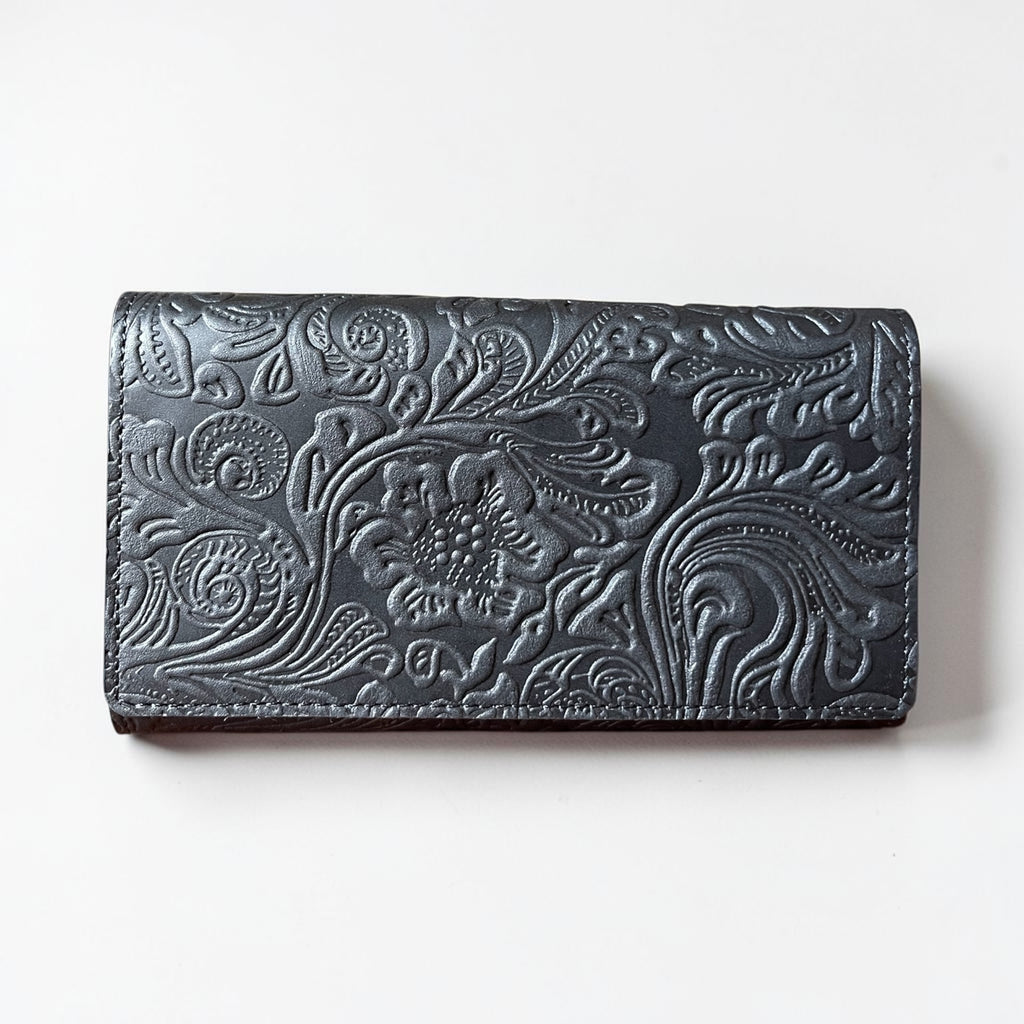 CollardManson Classic Wallet - Black Floral