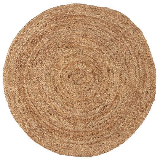 Ib Laursen Rug round natural jute