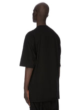 Rick Owens DRKSHDW SS26 Temple Jumbo SS T In Black Medium Weight Cotton Jersey