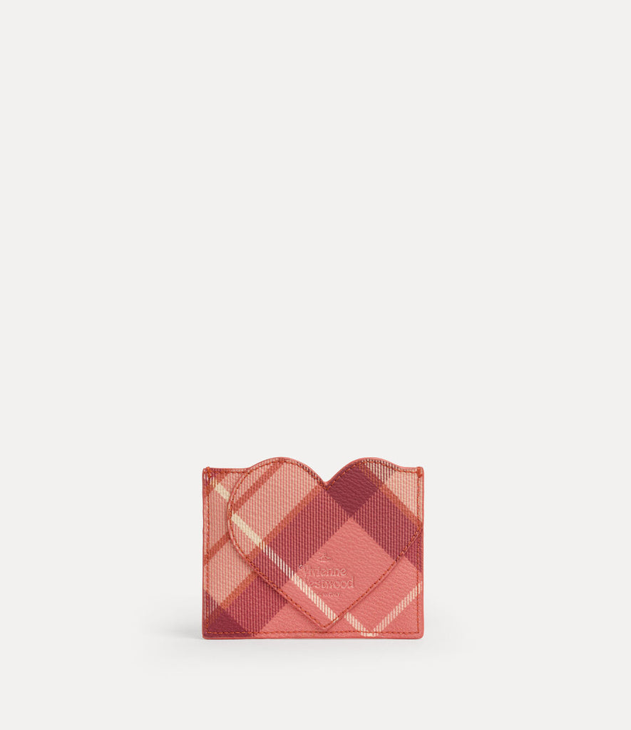Vivienne Westwood heart card holder fraser pink