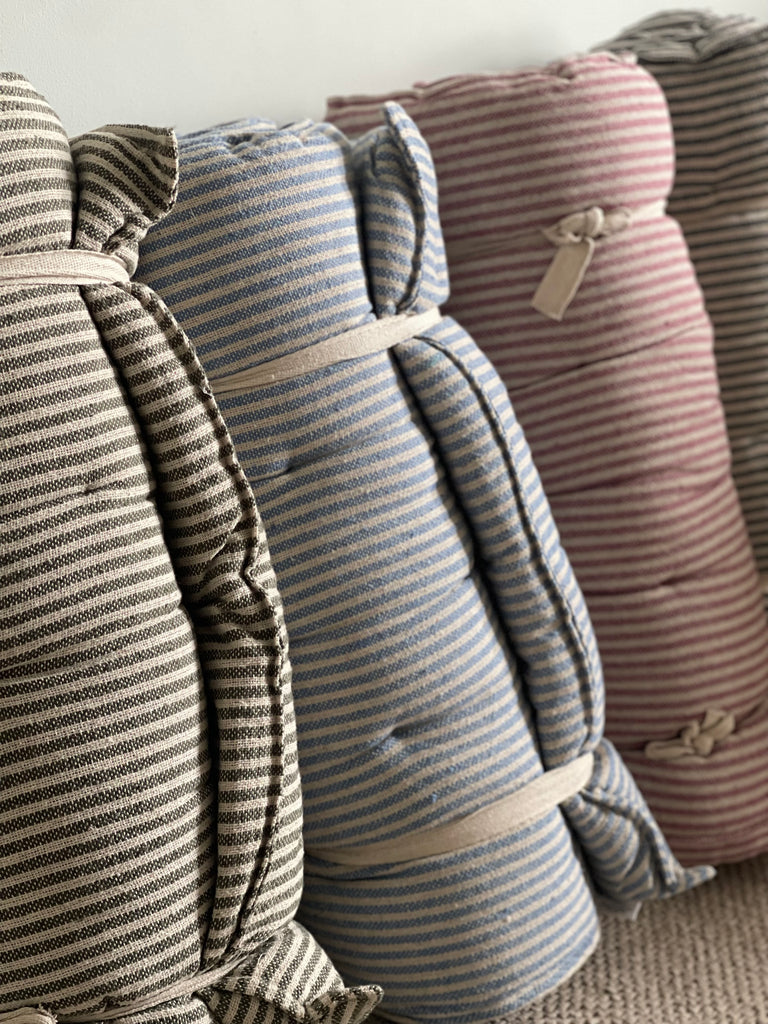 Maitri: Recycled Cream and Black stripes mattress