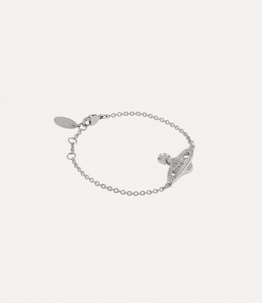 Vivienne Westwood Mini Bas Relief Bracelet - Platinum
