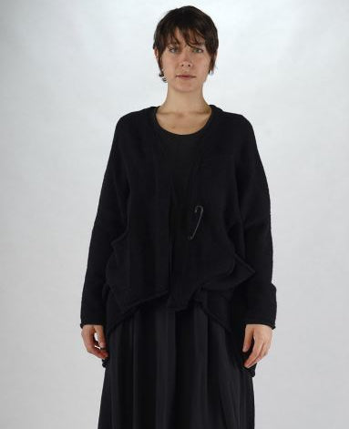 Rundholz AW25 3317104 cardigan dark grey