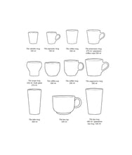 HK Living : 70s ceramics: coffee mugs, serendipity (set of 4)