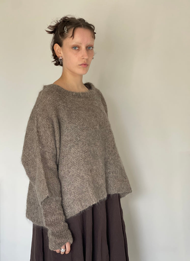 WDTS - Mia Mohair jumper - Walnut