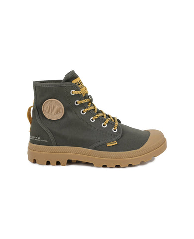 Palladium Pampa Hi Htg Gum Olive Night