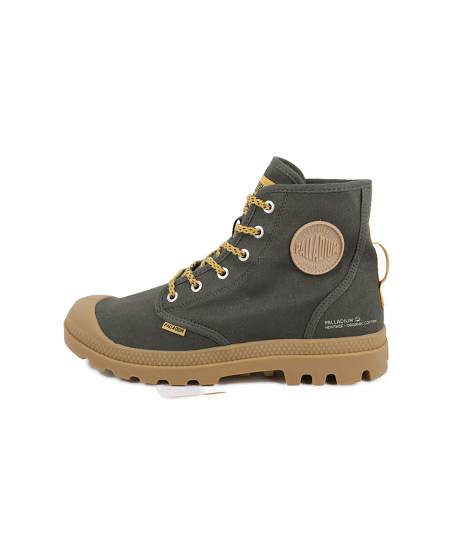 Palladium Pampa Hi Htg Gum Olive Night
