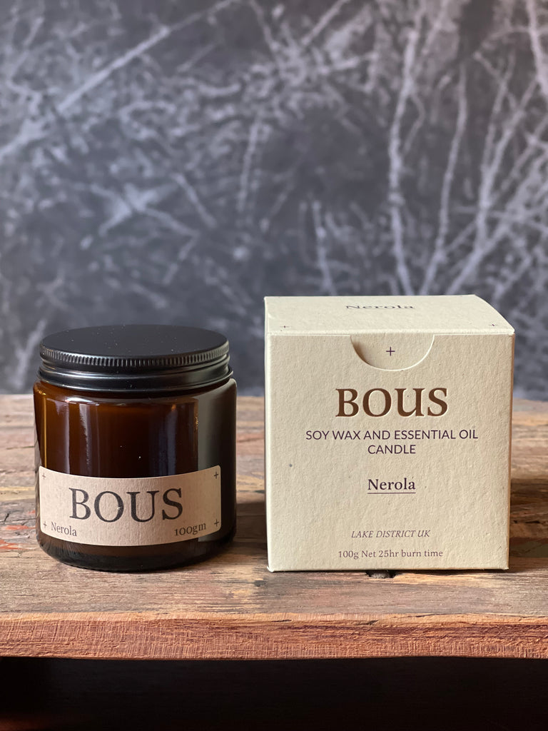 Bous, Nerola - Neroli Scented Medium Soy Aromatherapy Candle
