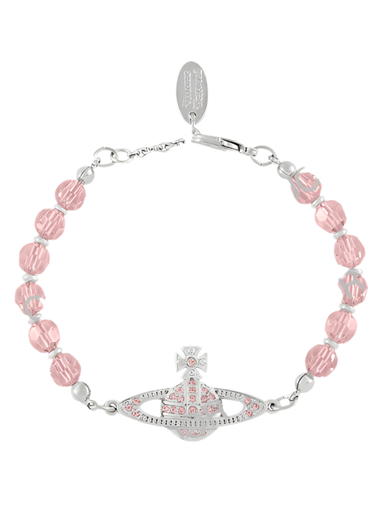 Vivienne Westwood Messaline Bracelet Platinum / Vintage Rose