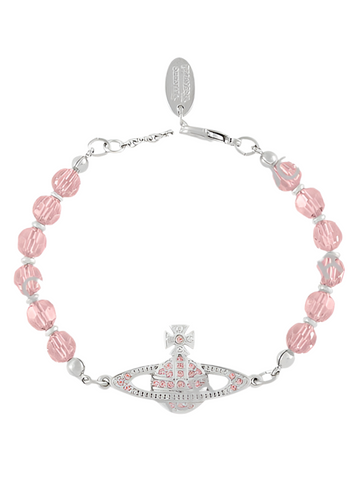 Vivienne Westwood Messaline Bracelet Platinum / Vintage Rose