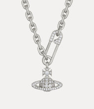 Vivienne Westwood LUCRECE LARGE NECKLACE - PLATINUM / WHITE CZ
