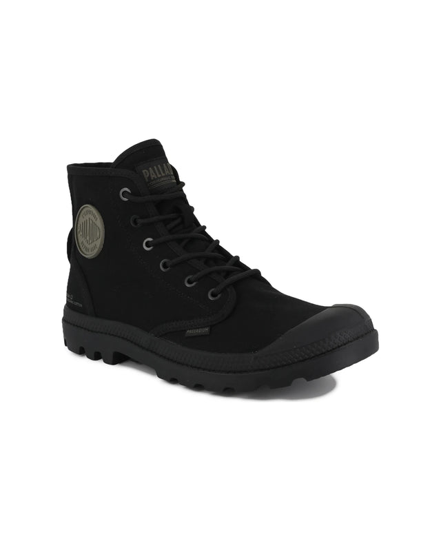 Palladium Pampa Hi Htg Supply Mono Chrome Black