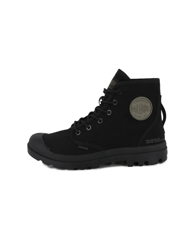 Palladium Pampa Hi Htg Supply Mono Chrome Black