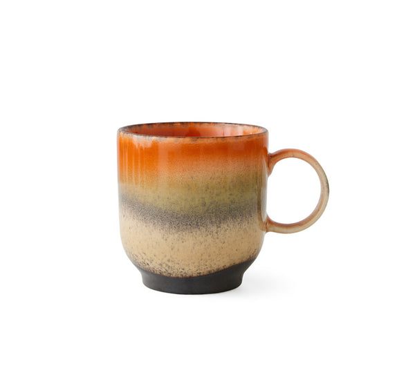 HKliving 70s ceramics: coffee mug robusta