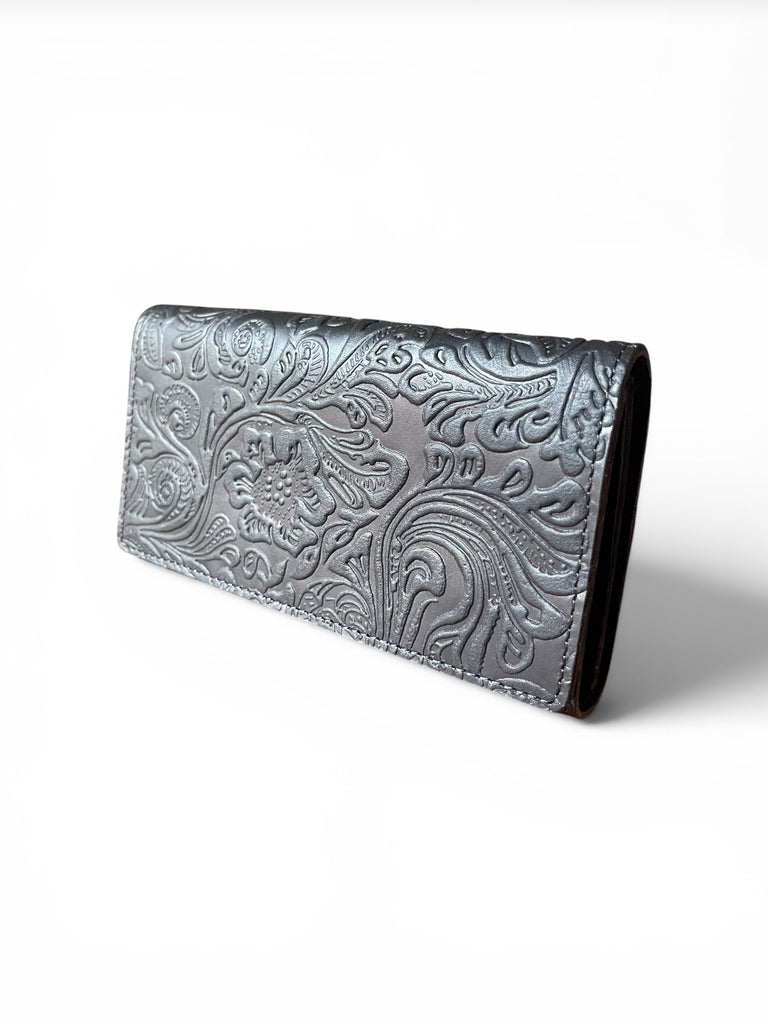 CollardManson Classic Wallet - Black Floral