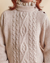 AW26 PULL Beige Irish sweater in merino wool