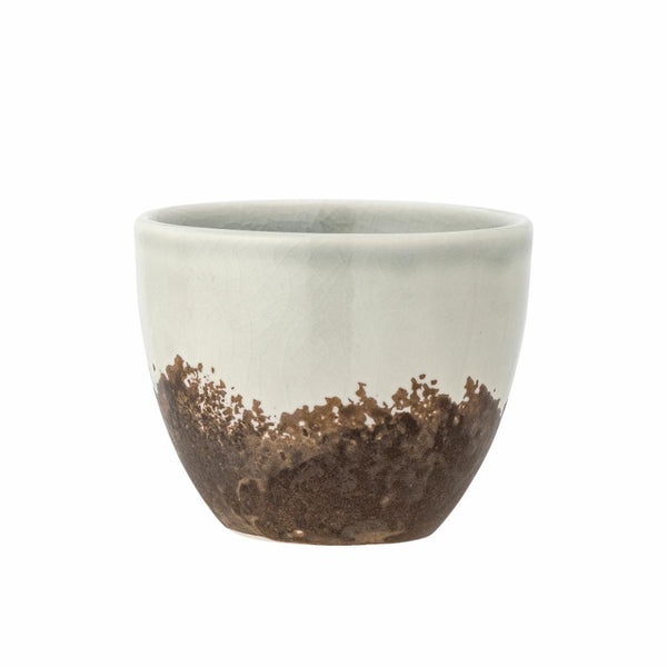 Paula espresso Cup, blue brown, Stoneware