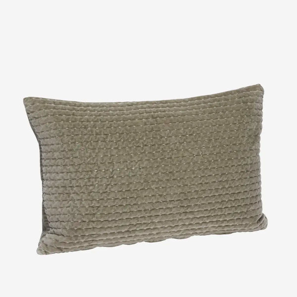 Madam Stoltz Quilted Velvet Cushion Cover