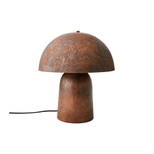 Fungi Table Lamp M Rusty Brown