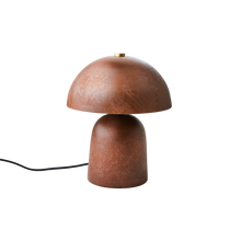 Fungi Table Lamp S Rusty Brown