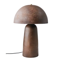 Fungi Table Lamp L Rusty Brown
