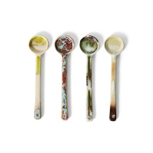 HKLiving 70s ceramics: M spoons, blend (set of 4)