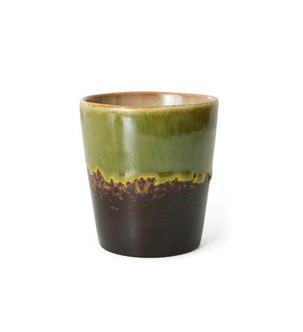 HKliving 70s ceramics: coffee mug, algae
