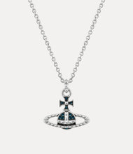 Vivienne Westwood MAN. MAYFAIR BAS RELIEF PENDANT - RHODIUM / GUNMETAL / MONTANA