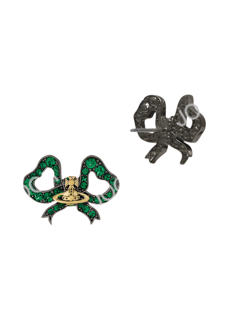 Vivienne Westwood Rigoberta Earrings Green / Gold