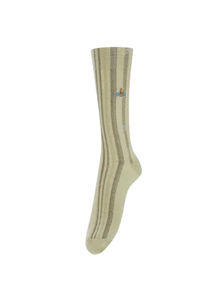 Vivienne Westwood Herringbone Stripe Sock green