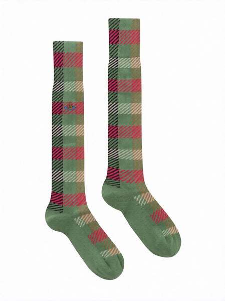 Vivienne Westwood Check Sock SAGE