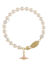 Vivienne Westwood Simonetta Pearl Bracelet Gold / Creamrose / Pink