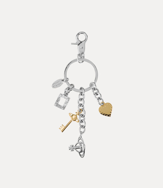Vivienne Westwood multi charm keyring