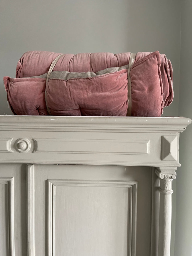 Maitri Velvet and Linen mattress - Rose