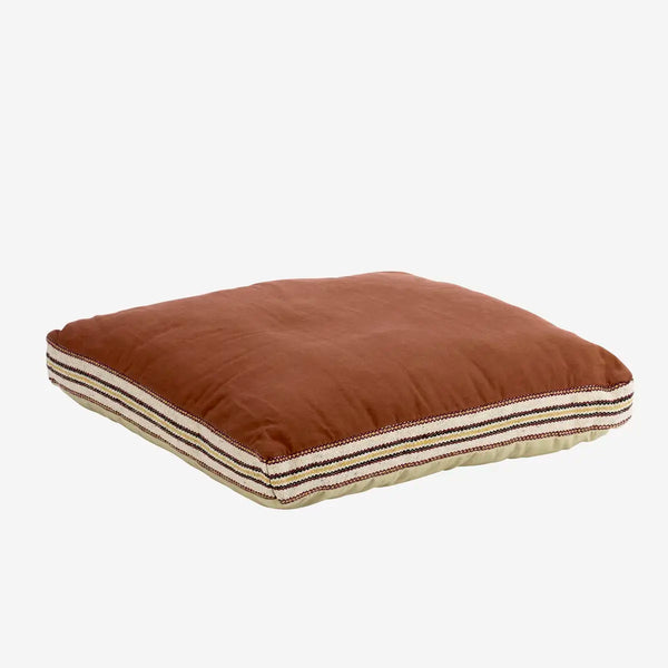 Madam Stolz COTTON SEATING MAT Rust